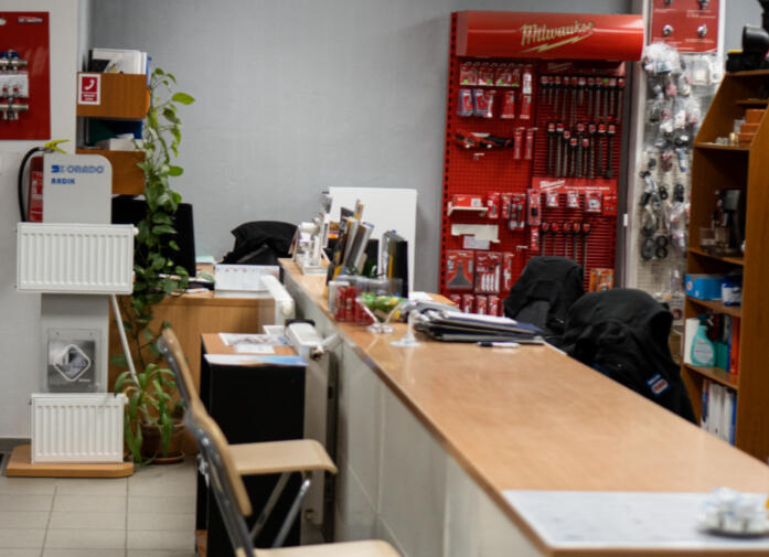 Obchod MBR Voda a kúrenie, Trenčín